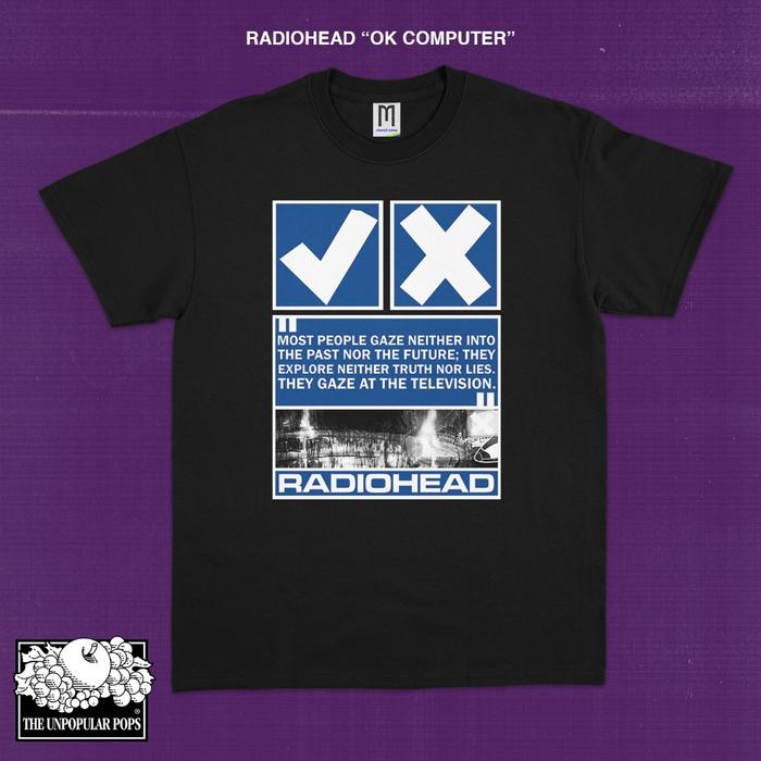 [HOT] Kaos T-Shirt Baju Band RADIOHEAD - OK COMPUTER TELEVISION