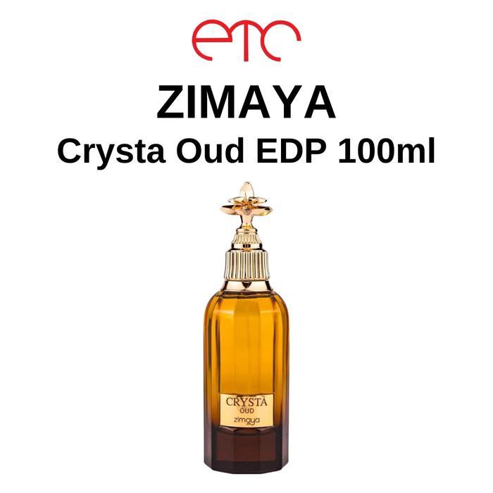 (PROMO) PARFUM AFNAN ZIMAYA CRYSTA OUD EDP 100ML FOR UNISEX PERFUME