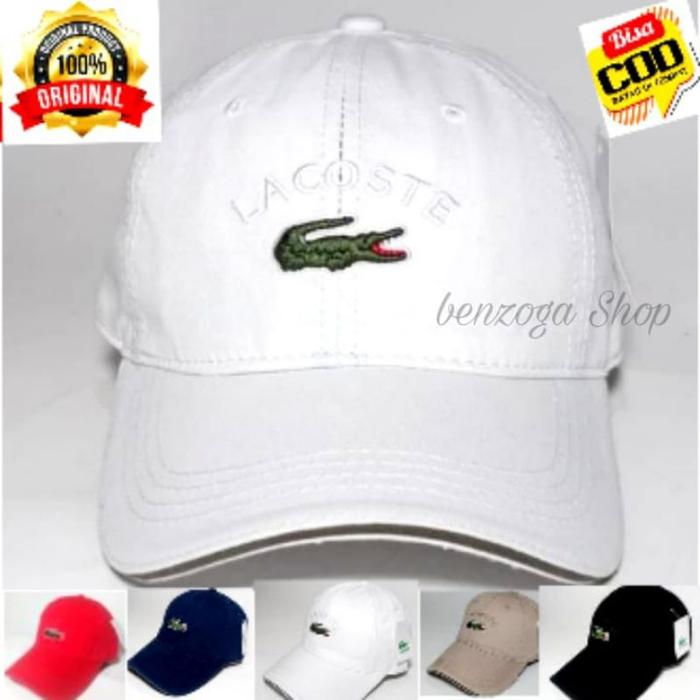 jan'mart Topi Baseball logo lacoste import Cocok Buat Cowok Wanita Distro Casual sport Cowok Cewek