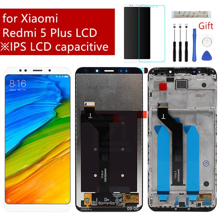 For Xiaomi Redmi 5 Plus LCD Display Touch Screen Digitizer Assembly