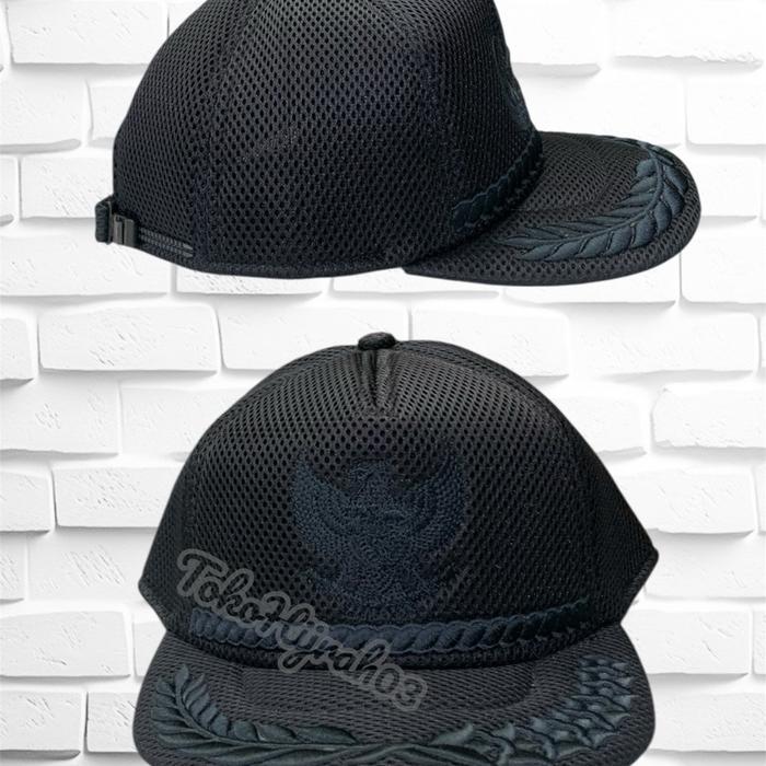 TOPI TERBARU GARUDA HITAM TOPI KERJA GARUDA TOPI FULL HITAM GARUDA TOPI GARUDA CAMAT TOPI GARUDA GUR