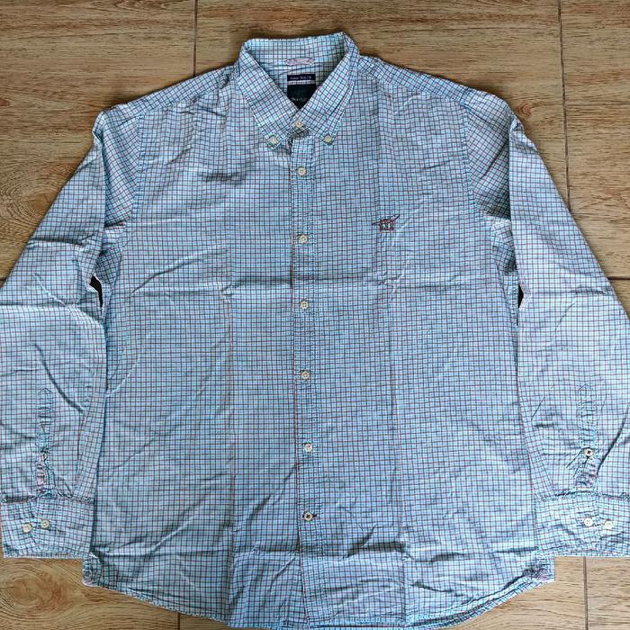 kemeja henry cottons motif