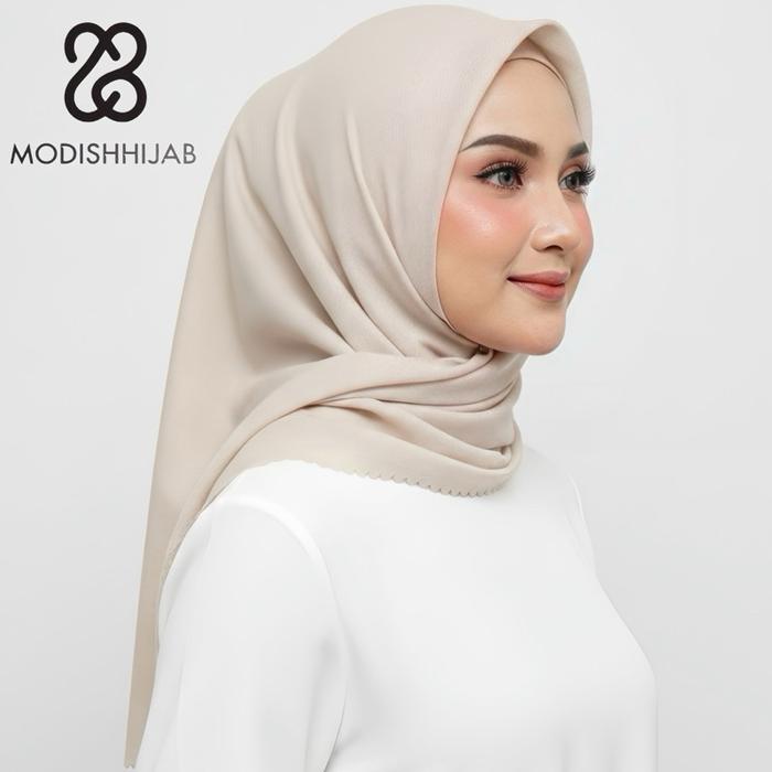 Modish Hijab Segi Empat Voal Premium Texture Embos