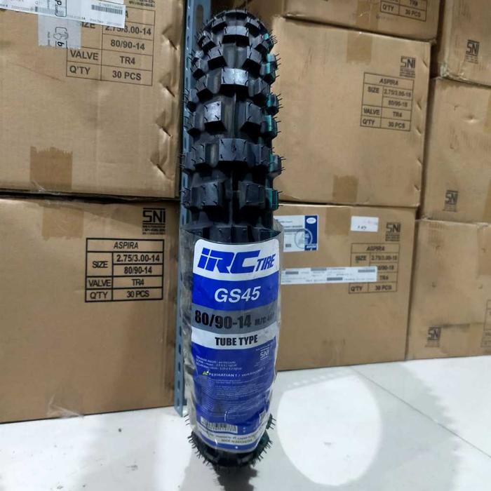 Ban Motor Cross IRC GS 45 70/90-14 80/90-14 90/90-14 Tube Type Ring 14 Untuk Matic