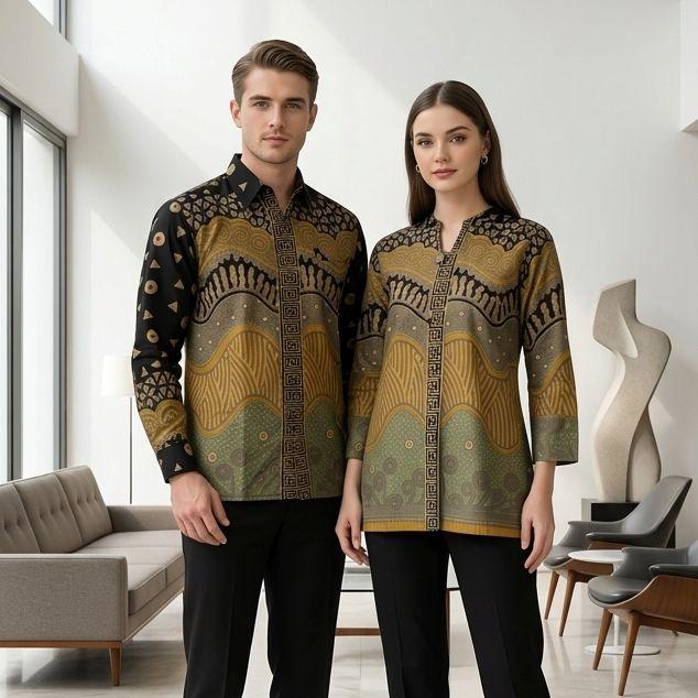 BLOUSE DILLA ATASAN BATIK DRESS WANITA BATIK KAIN KATUN HALUS LAPIS FURING TRIKOT MURAH Soft Kerja B