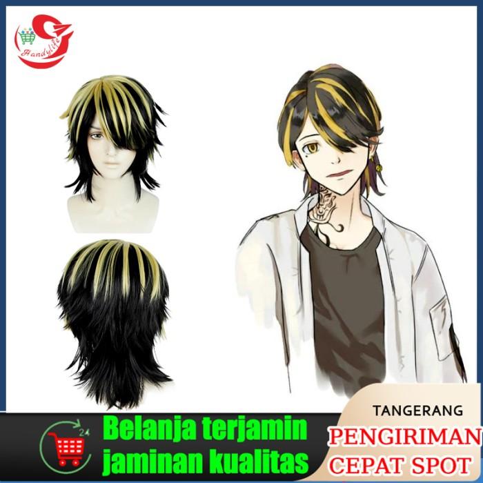 Anime Hanemiya Kazutora Cosplay Wig Tokyo Revengers Tenjiku Best Seller
