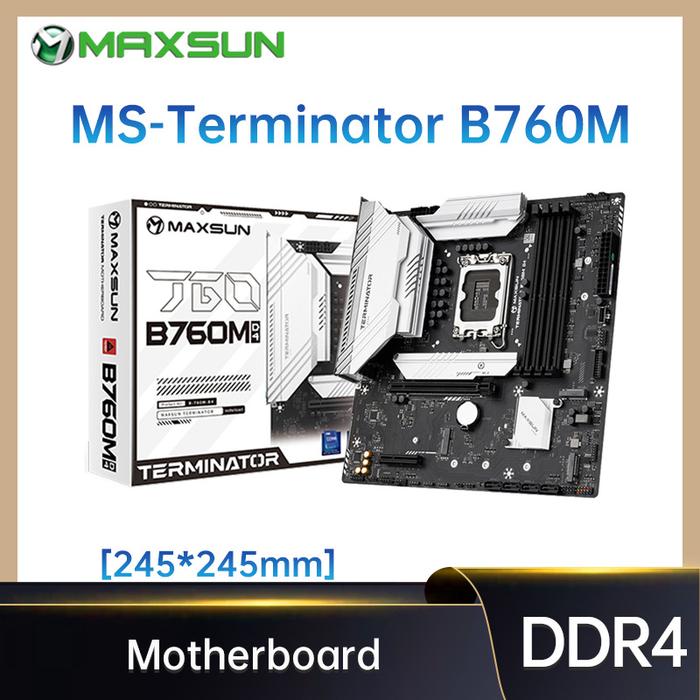 MAXSUN Terminator B760M D4 Motherboard Dual-channel 4*DDR4 PCIE4.0