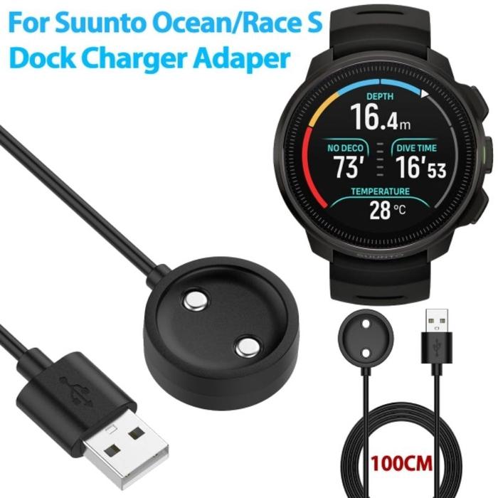 Kabel Charger USB Magnetic Suunto R / R S / 9 Peak Pro / Ocean / Vertical Smartwatch