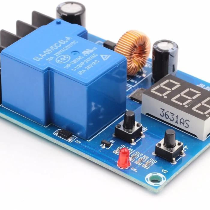 Battery Charger Control Module 6-60V Xh-M604 Kontroller Cas Baterai 12V 24V 48V Xh-M604 Saklar Pelin