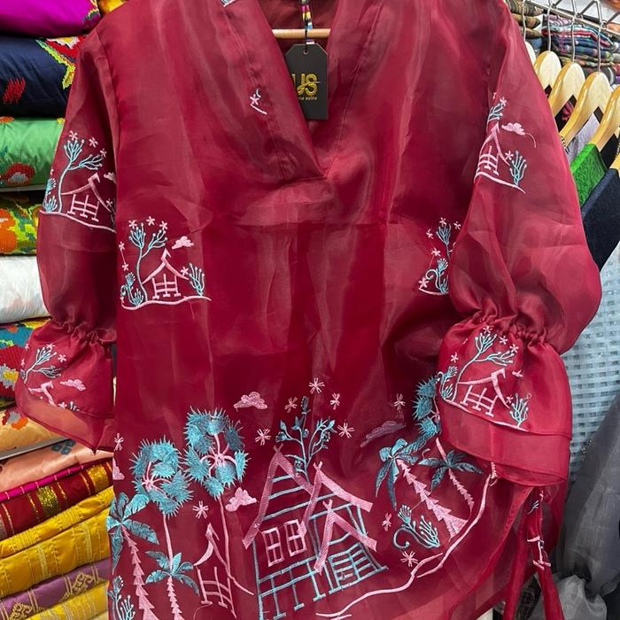 Utama Sutra | Baju Bodo Bahan Organza Lagosi