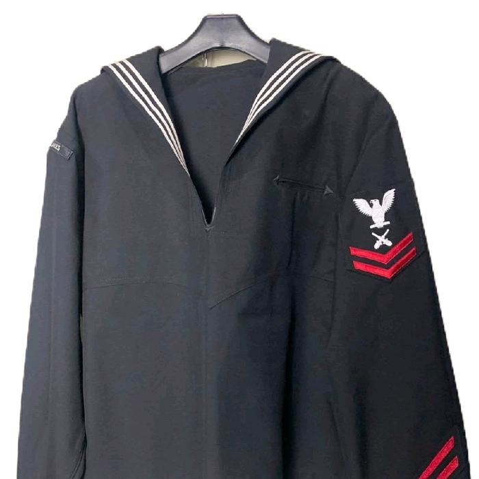 KEMEJA HITAM US NAVY CAMOUFLAGE TEBAL