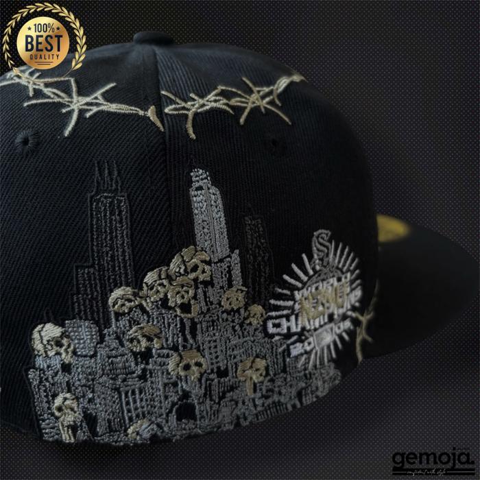 TOPI FITTED BUILT UP WORLD SERIES SKULL EDITION IMPORT SNAPBACK BUILD UP - NB710