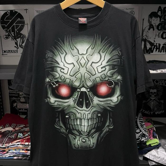 Kaos art tengkorak tag Rock Eagle
