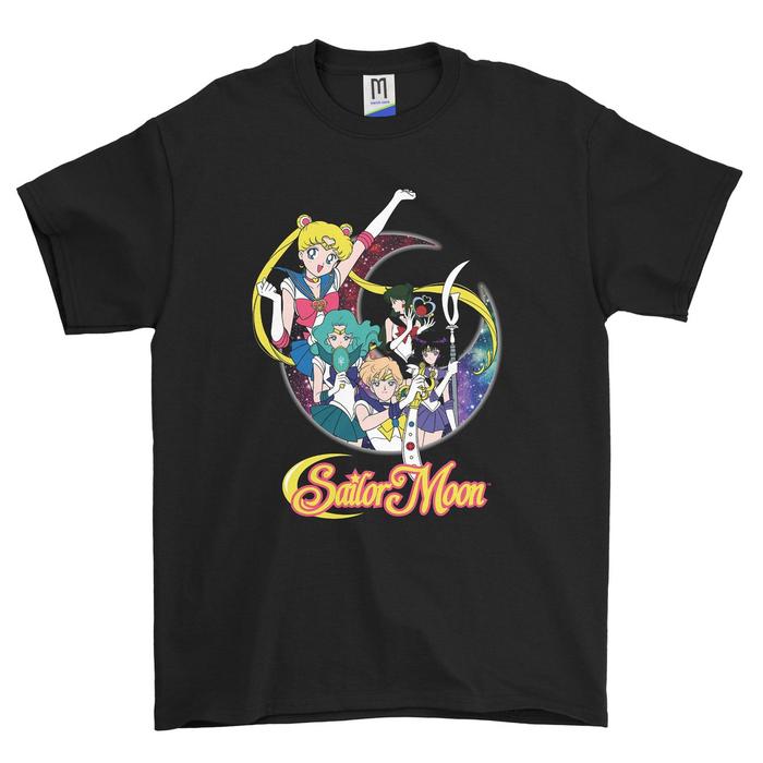 Kaos Sailor Moon Fighters Anime T-shirt