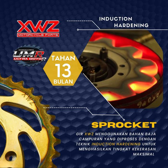 Gir Gear Set Gir Paket Cb150R Led Streetfire Cb 150R Lama Xwz #Gratisongkir