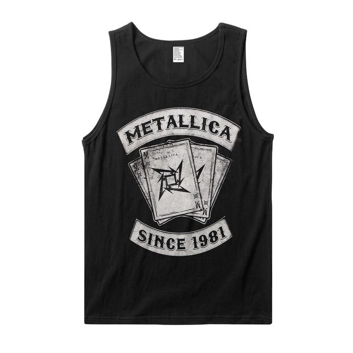 24s / KAOS / SINGLET / KAOS LEKBONG BAND METALLICA SINCE 1981 / TANKTOP / LEKBONG