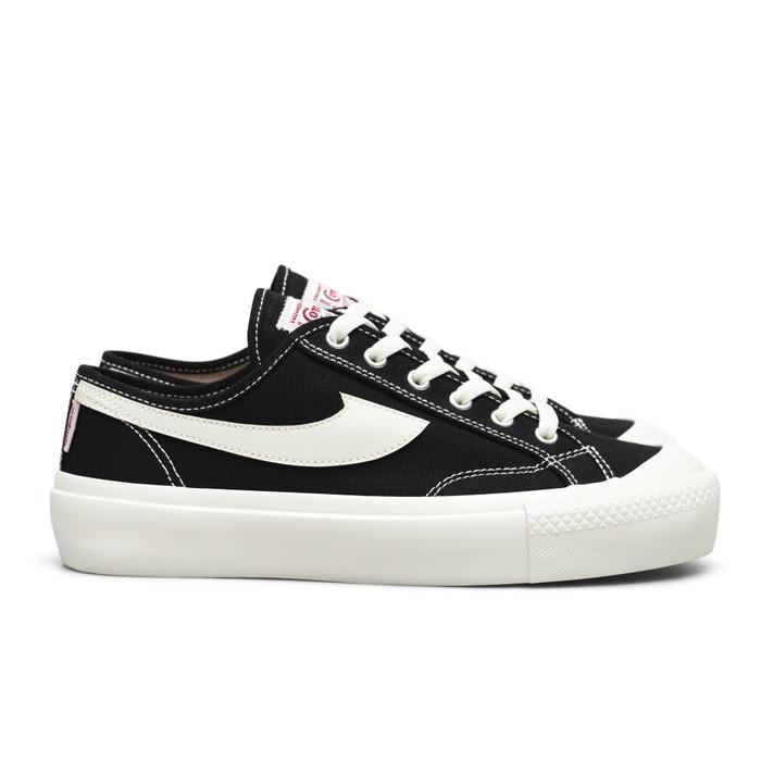 g R Sepatu Compass Gazelle Low Black White - 35Terkini