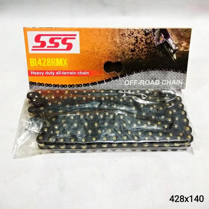Rantai Sss 428 Hmx 140 Black Heavy Duty #Gratisongkir