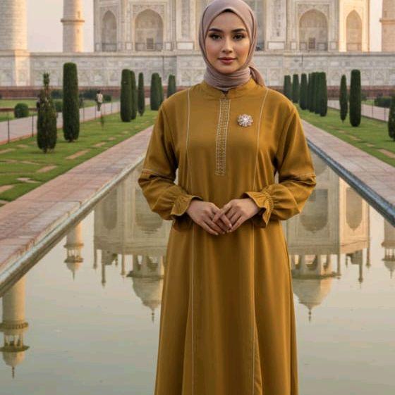 gamis youris benang smok  payet pres