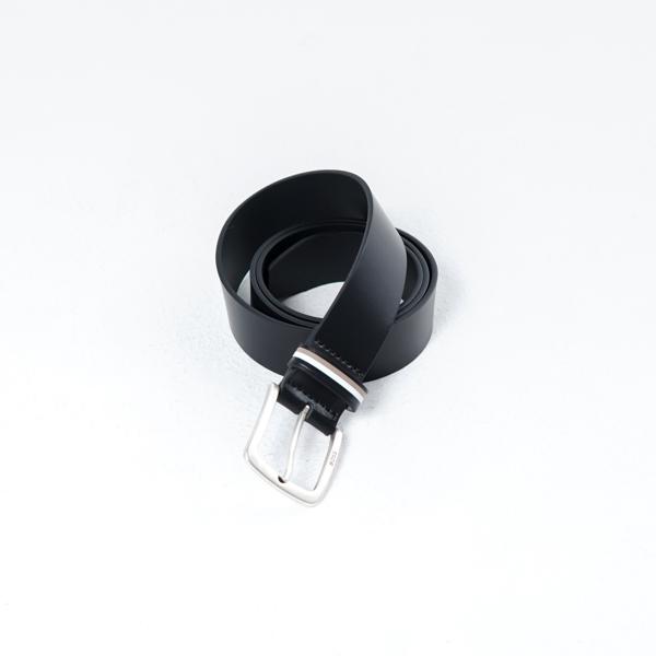 DEFECT SALE Ikat Pinggang HUGO BOSS JORO BOSS LOGO SIDE BLACK SILVER BELT 100% ORIGINAL