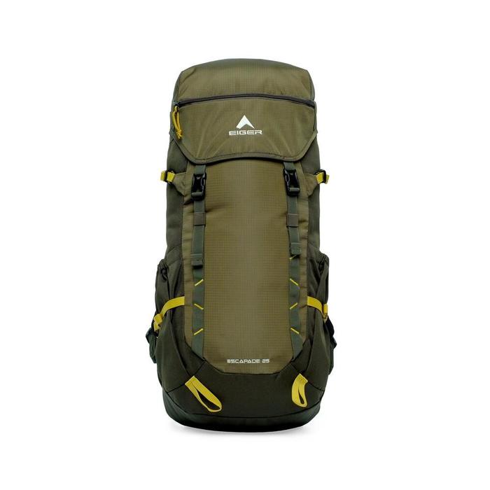 Tas Gunung Pria Eiger Original Kapasitas 25l Black Polyester Carrier Backpack Escapade 1a