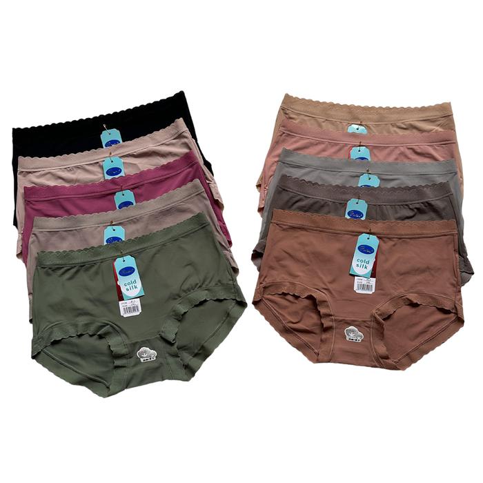 Celana Dalam Piaoli PL3 PL1 Seamless Satin Uk L XL XXL