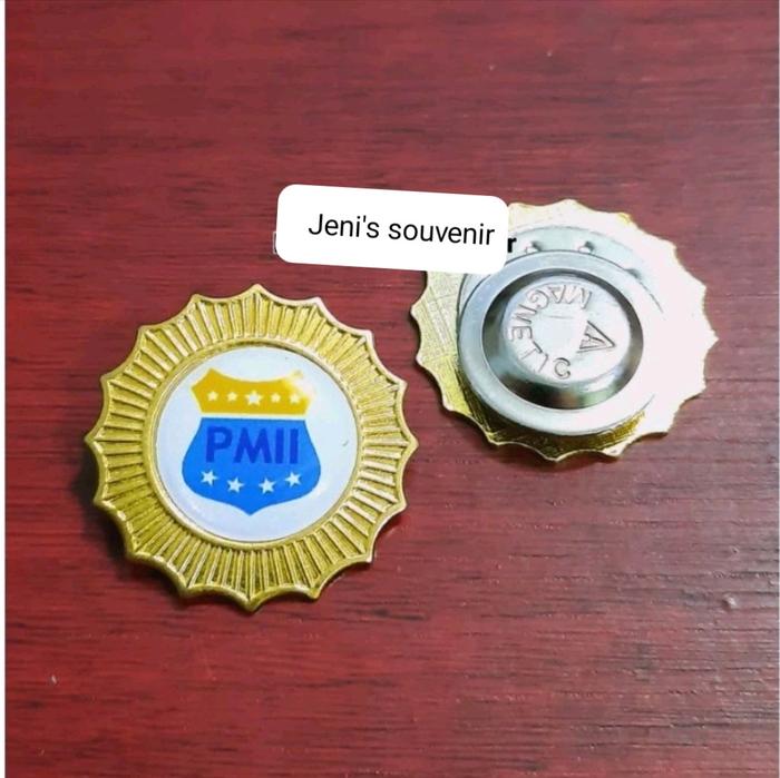 Pin PMIi MODEL matahari - pin Pmii elegan Magnet