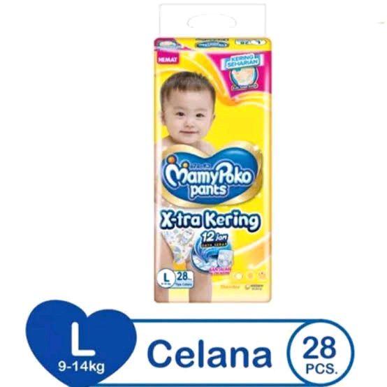 mamypoko celana ukuran L28