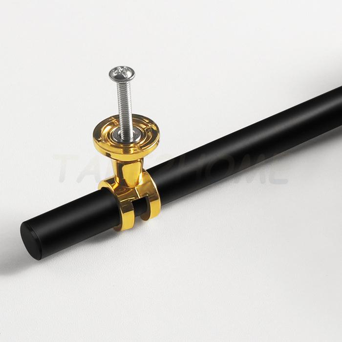 Handle Emas Hitam/Tarikan Laci Minimalis Modern/Tarikan Laci Pegangan Pintu Lemari
