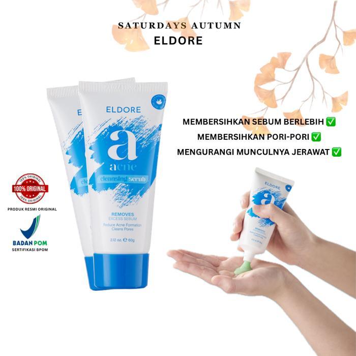 [BPOM] ELDORE Acne Cleansing Scrub - Pembersih Wajah