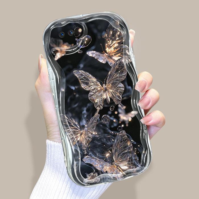 OPPO A3S A12E A5 Untuk Case Krim Phone Softcase Lembut Cassing Mode Handphone Meningkatkan Casing K