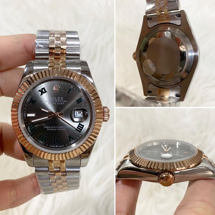 VIWATCHES02Rolex Datejust Wimbledon 40mm Fluted Bezel PREMIUM CLONE
