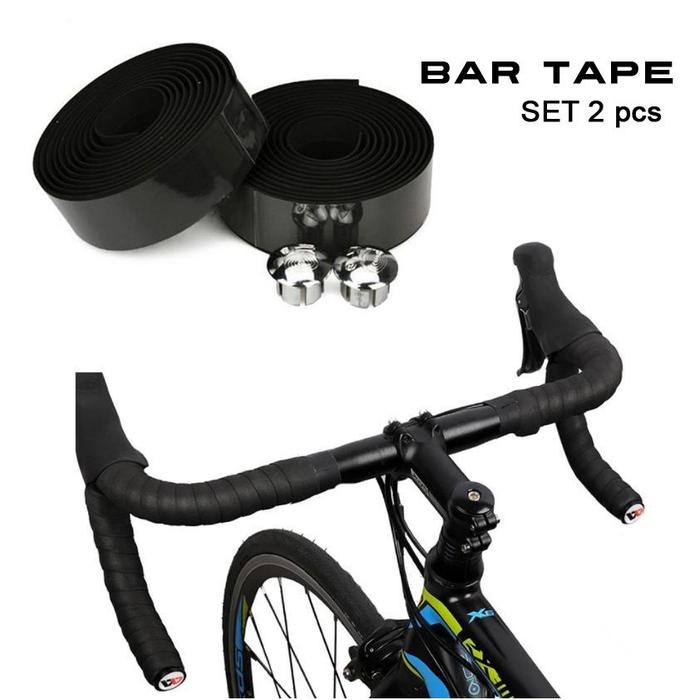 Bar Tape Sepeda Handlebar Bar Plug Hand Grip Lilitan Stang Bartape Fixie UNIVERSAL