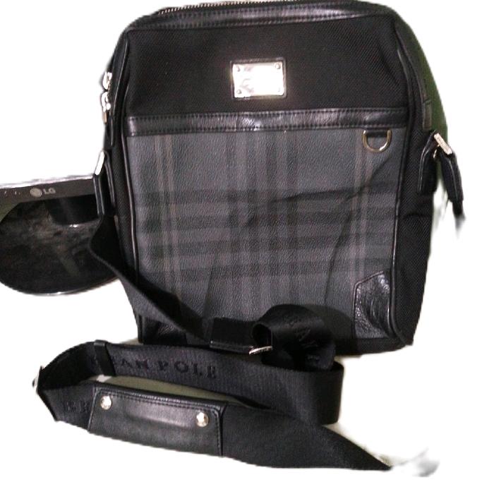 sling lelaki kulit asli original beanpole Selempang