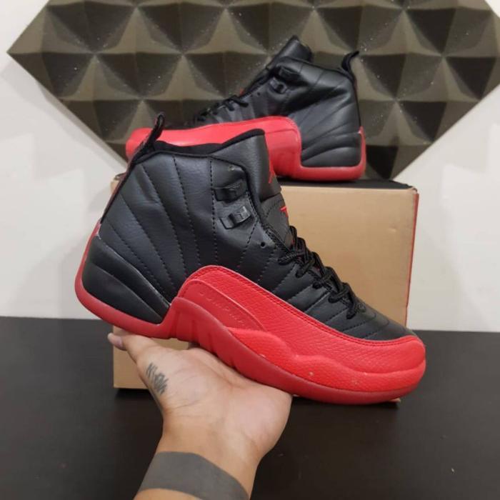 Sepatu Nike Air Jordan 12 Flu Game 100% Premium Quality