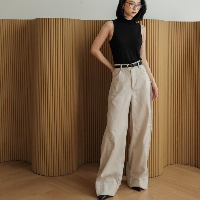 SNOOZE - Evis Barrel Pants | celana panjang model barrel bahan soft jeans