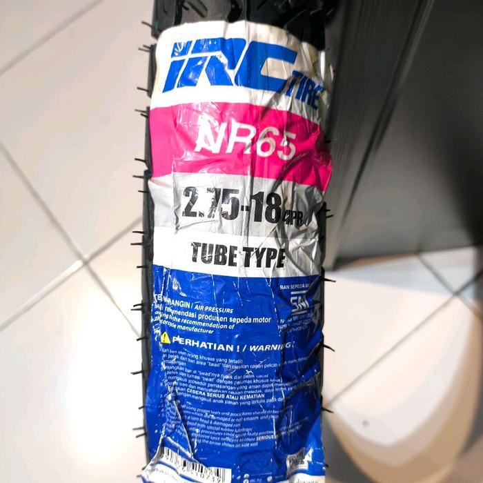 BAN IRC NR65 2.75-18 / 3.00-18 / NF35M 70/90-17 TYPE MOTOR RX KING,THUNDER, NINJA,MEGAPRO,TIGER DLL