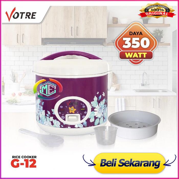 Votre G-12 Rice Cooker 1.2 Liter Mejikom 3In1 Penanak Nasi Mini ORI PROMO SUPER MURAH
