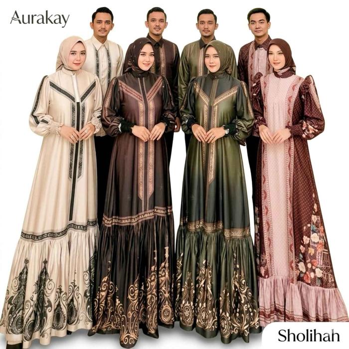 AURAKAY SARIMBIT GAMIS MAGHFIROH HIDAYAH ALIYAH SET HIJAB ORI BY OLIN SISTER BRAND AURAKAY SYAR’I 73
