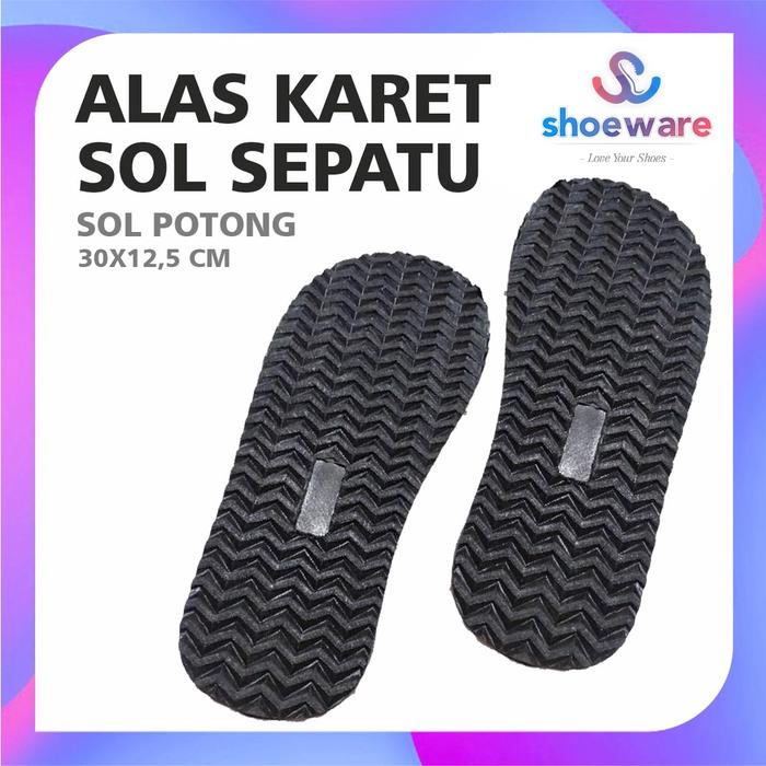 alas karet sol tambal sepatu sandal sol potong