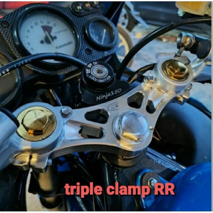 Segitiga Triple Clamp RC3 Ninja RR ZX Aluminium Billet