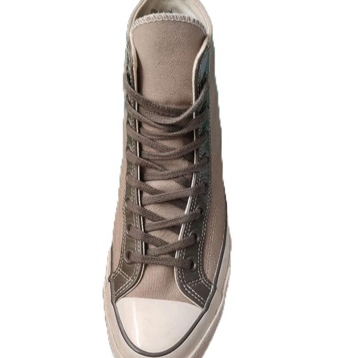 A L I F Model 70s Vintage Cargo Truffle Egret SKU A12299C Sepatu Pria Bahan Canvas Kulit Warna Cokel