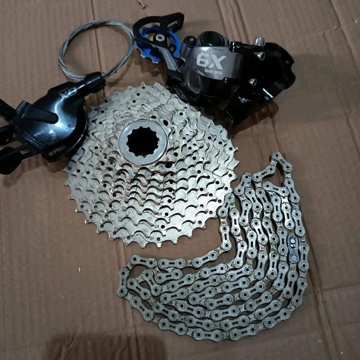 Mini Groupset Sram X9 10 Speed Istimewah