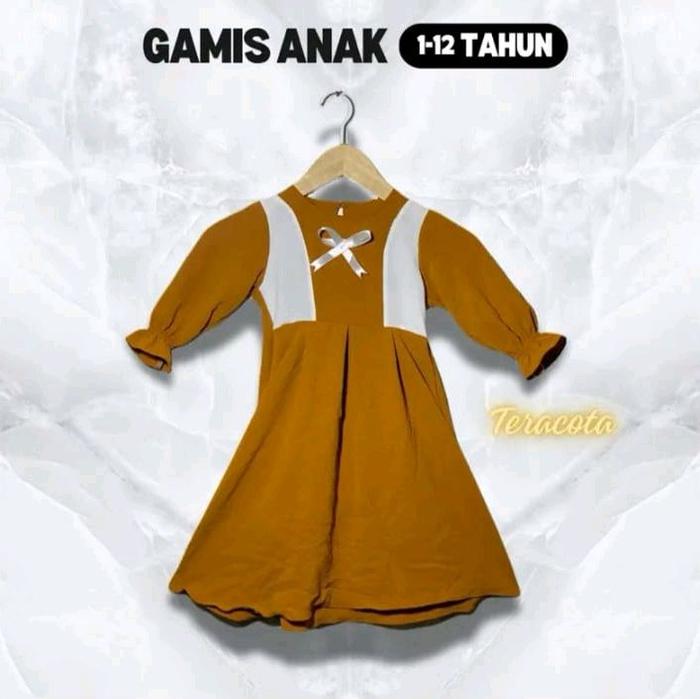 gamis anak lucu perempuan manis manja keunggulan jahitan rapih tidak menerawang nyaman Muslim Cantik