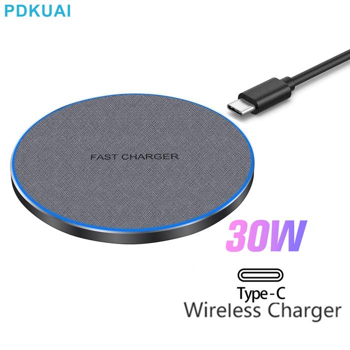30W Wireless Charger Pad for iPhone 14 13 12 11 XS XR X 8 Airpods 3