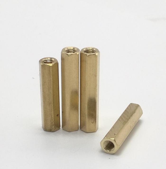 5pcs  50pcs Hex Long Nut Female To Female M2 M2.5 M3 M4 M5 Brass