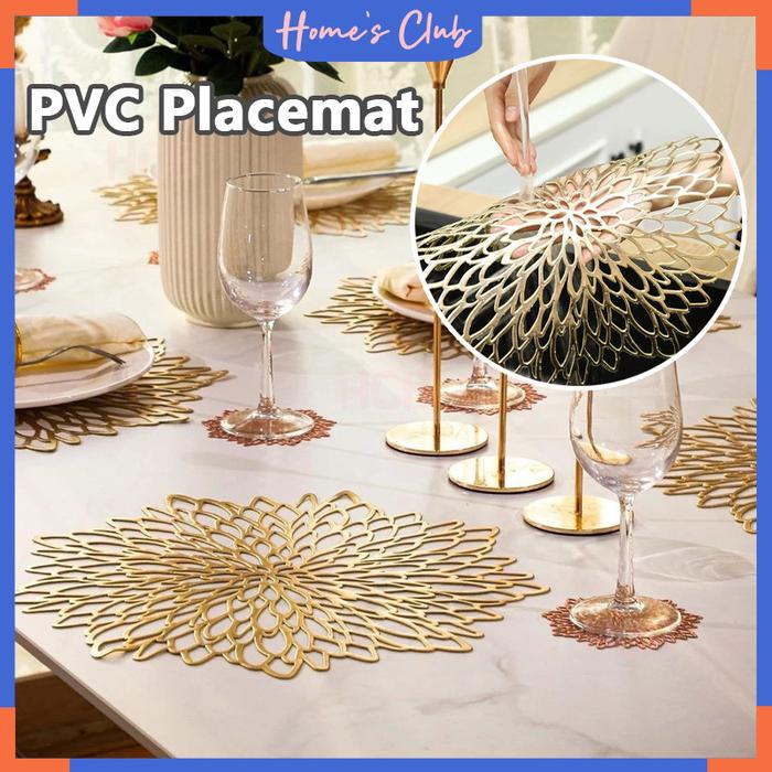PVC Placemat Alas Tatakan Piring Meja Makan Alas