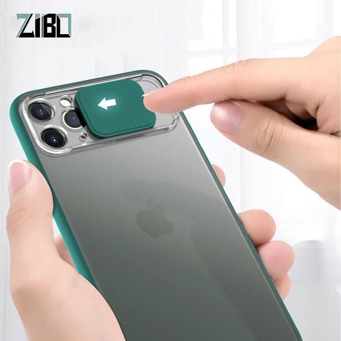[HWARTZ] Slide Case Clear Protaction Kamera Belakang iPhone 7 / 8 / SE 2020 /X/XS/11/11PRO MAX/ 12 M