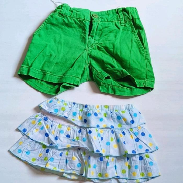 celana second anak fit 3-4 th dan rok second anak fit 2-3 th