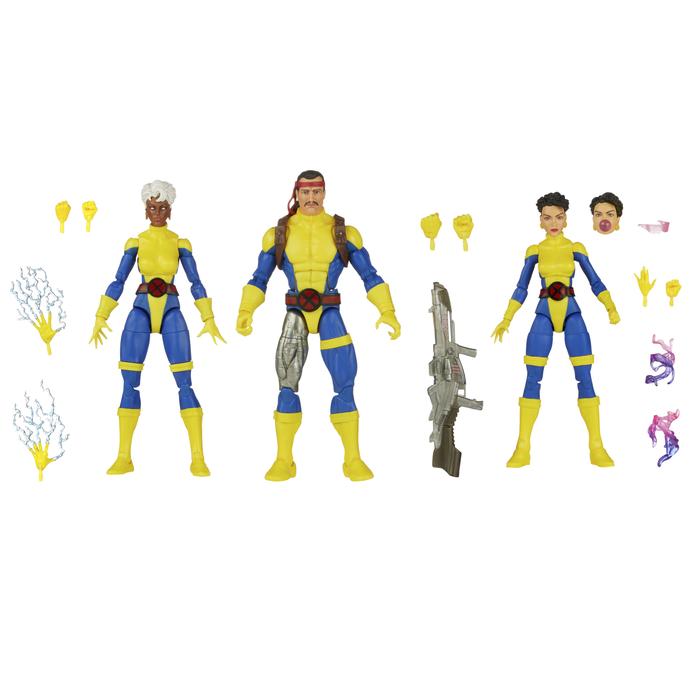 Marvel Legends Anniversary x-men 3-Pack Storm Marvel's Forge Jubilee